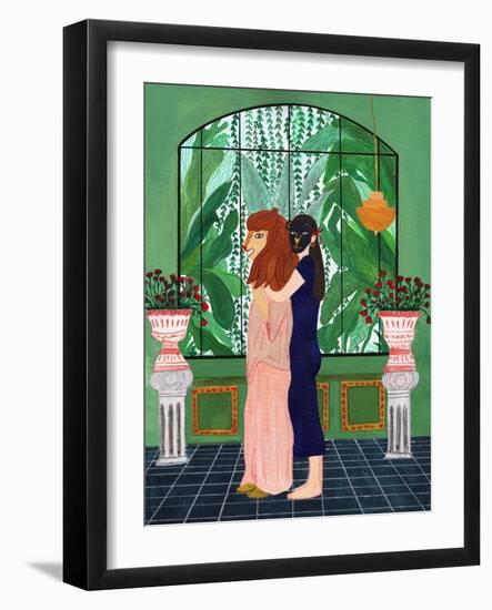 Lion Mom-Jota de jai-Framed Giclee Print