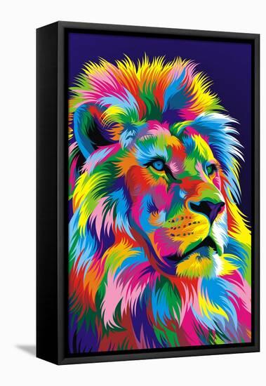 Lion New-Bob Weer-Framed Premier Image Canvas