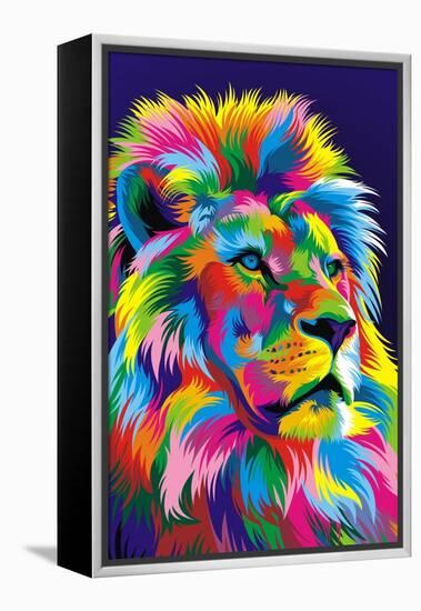 Lion New-Bob Weer-Framed Premier Image Canvas