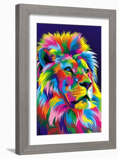 Lion New-Bob Weer-Framed Giclee Print