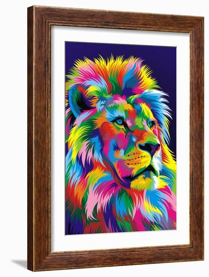 Lion New-Bob Weer-Framed Giclee Print