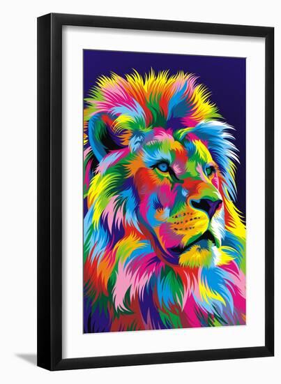 Lion New-Bob Weer-Framed Giclee Print