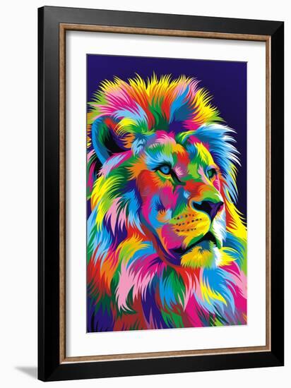 Lion New-Bob Weer-Framed Giclee Print