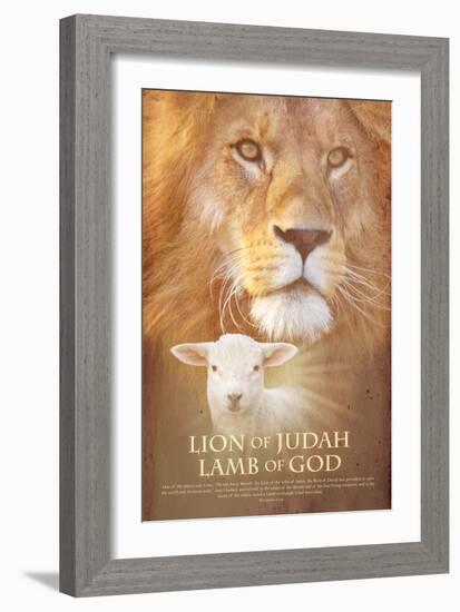 Lion of Judah-null-Framed Art Print