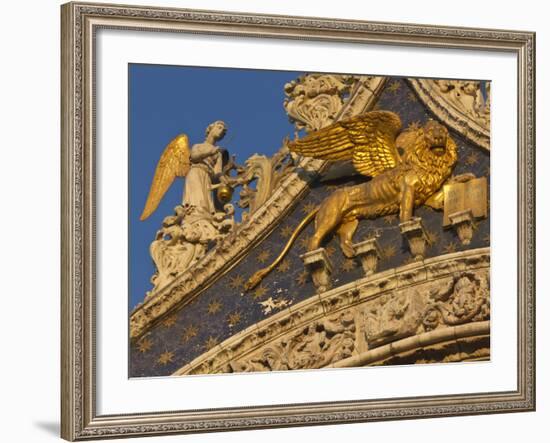 Lion of San Marco, Venice, Italy-Bill Young-Framed Photographic Print