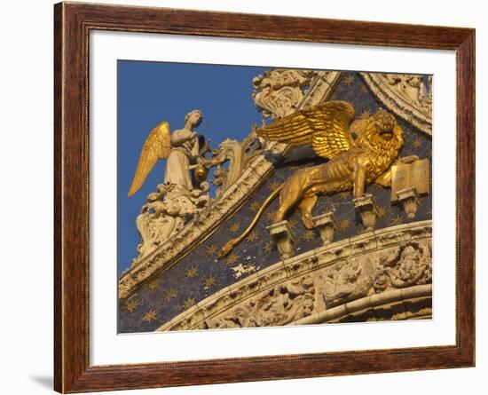 Lion of San Marco, Venice, Italy-Bill Young-Framed Photographic Print