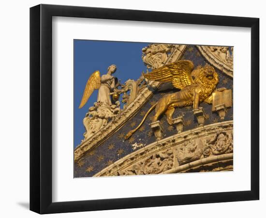 Lion of San Marco, Venice, Italy-Bill Young-Framed Photographic Print