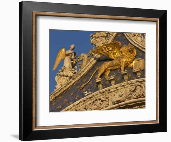 Lion of San Marco, Venice, Italy-Bill Young-Framed Photographic Print