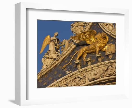 Lion of San Marco, Venice, Italy-Bill Young-Framed Photographic Print