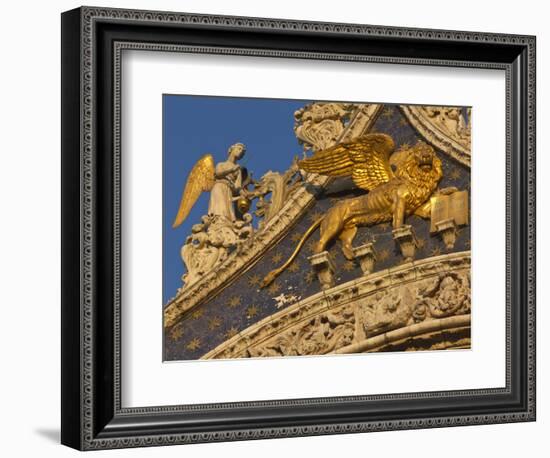 Lion of San Marco, Venice, Italy-Bill Young-Framed Photographic Print