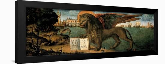 Lion of St. Mark-Vittore Carpaccio-Framed Art Print