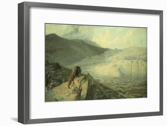 Lion on the Watch-Jean Leon Gerome-Framed Giclee Print