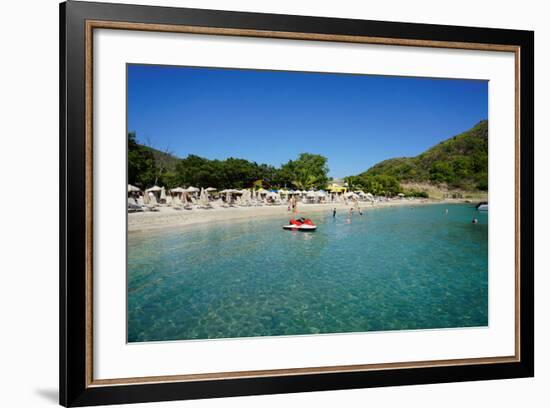 Lion Rock Beach, St. Kitts, St. Kitts and Nevis-Robert Harding-Framed Photographic Print