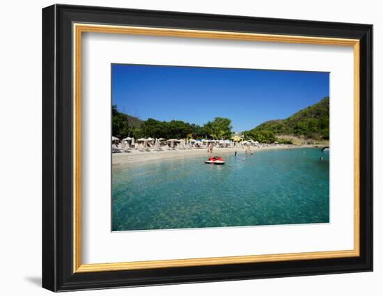 Lion Rock Beach, St. Kitts, St. Kitts and Nevis-Robert Harding-Framed Photographic Print