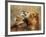 Lion Scratching Neck with Paw-George Lepp-Framed Photographic Print