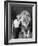 Lion Tamer Judy Allen, Standing Beside Her Beloved Lion Friend-Loomis Dean-Framed Photographic Print