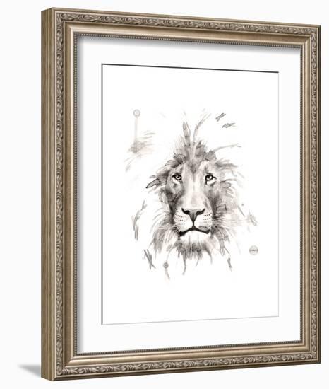 Lion-Philippe Debongnie-Framed Art Print