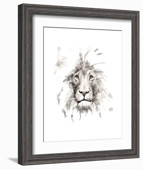 Lion-Philippe Debongnie-Framed Art Print