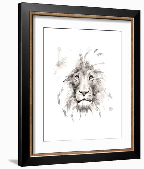 Lion-Philippe Debongnie-Framed Art Print