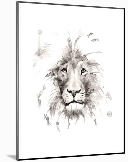 Lion-Philippe Debongnie-Mounted Art Print