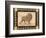 Lion-Pamela Gladding-Framed Art Print