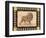 Lion-Pamela Gladding-Framed Art Print