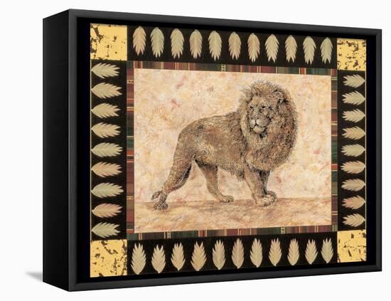 Lion-Pamela Gladding-Framed Stretched Canvas