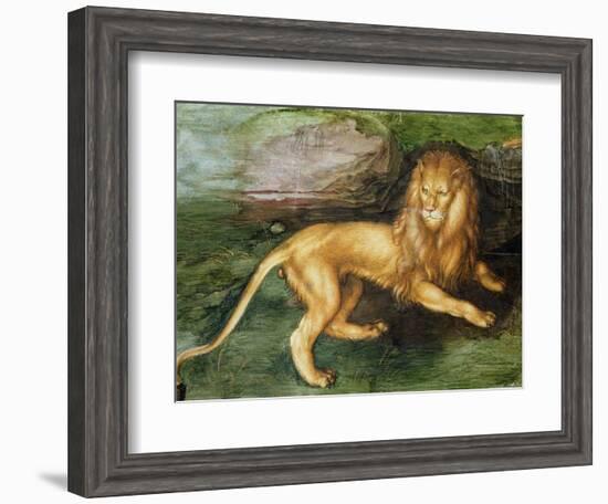 Lion-Albrecht Dürer-Framed Premium Giclee Print