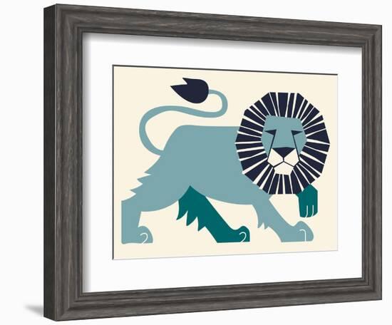 Lion-null-Framed Giclee Print