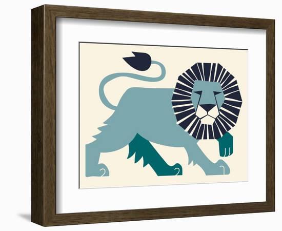 Lion-null-Framed Giclee Print