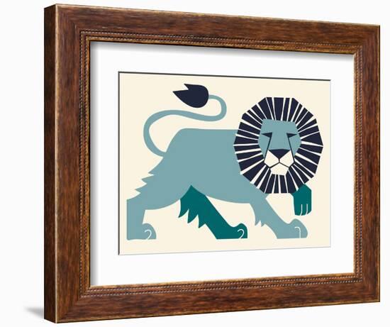 Lion-null-Framed Giclee Print