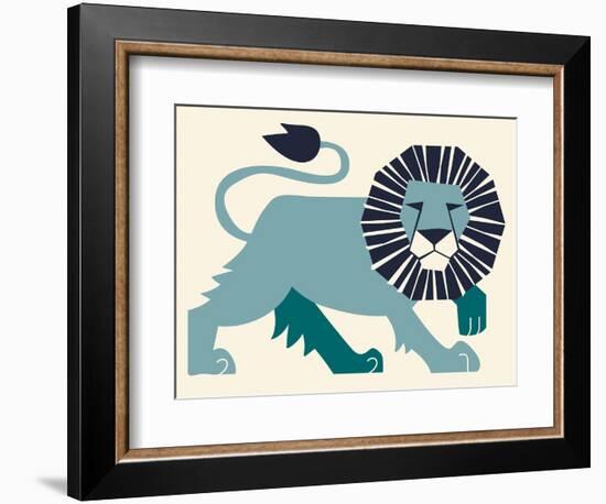 Lion-null-Framed Giclee Print