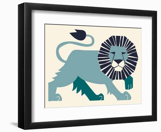 Lion-null-Framed Giclee Print