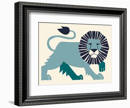 Lion-null-Framed Giclee Print