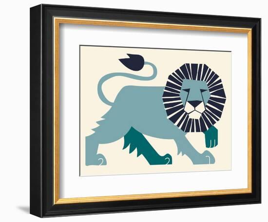 Lion-null-Framed Giclee Print