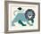 Lion-null-Framed Giclee Print