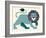 Lion-null-Framed Giclee Print