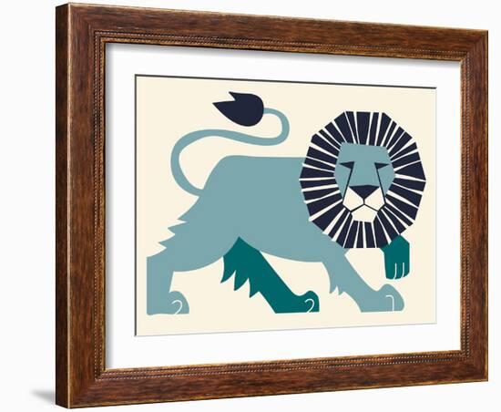 Lion-null-Framed Giclee Print