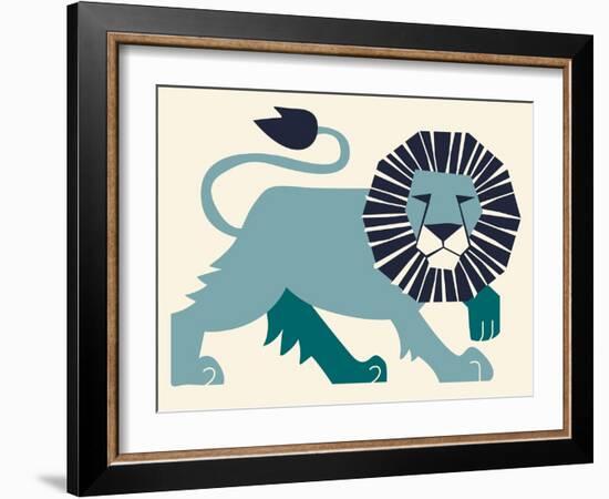 Lion-null-Framed Giclee Print