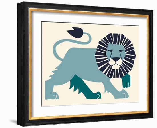 Lion-null-Framed Giclee Print