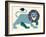 Lion-null-Framed Giclee Print