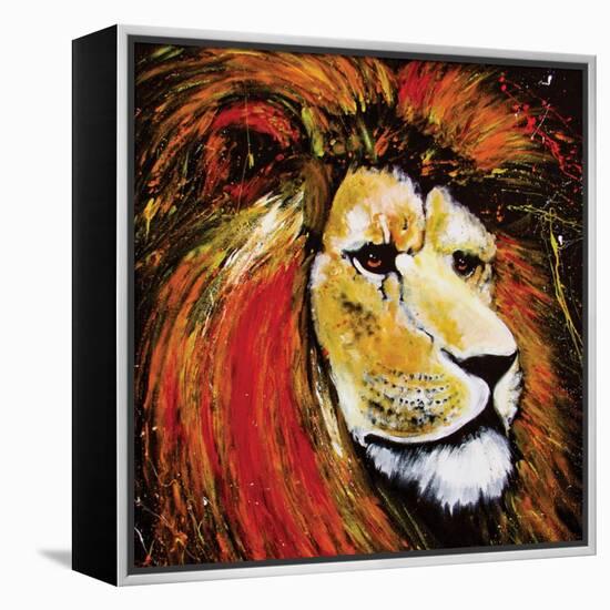 Lion-null-Framed Stretched Canvas