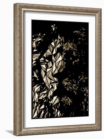 Lion-Cristian Mielu-Framed Art Print