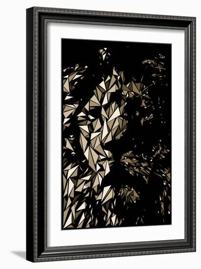 Lion-Cristian Mielu-Framed Art Print