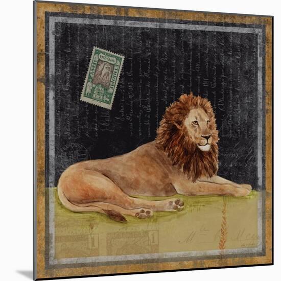 Lion-Lisa Ven Vertloh-Mounted Art Print