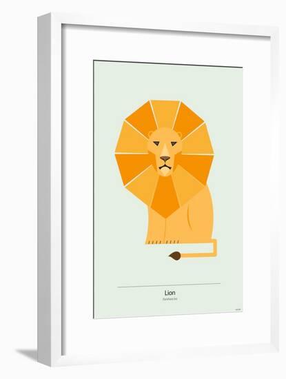 Lion-Tomas Design-Framed Premium Giclee Print