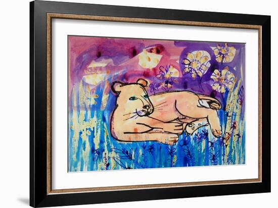 Lion-Brenda Brin Booker-Framed Giclee Print