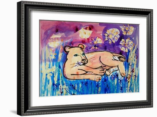 Lion-Brenda Brin Booker-Framed Giclee Print