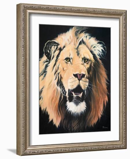 Lion-Vivien Rhyan-Framed Art Print