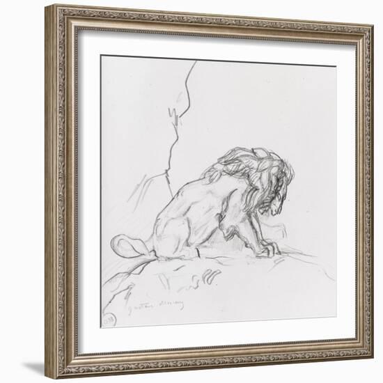 Lion-Gustave Moreau-Framed Giclee Print